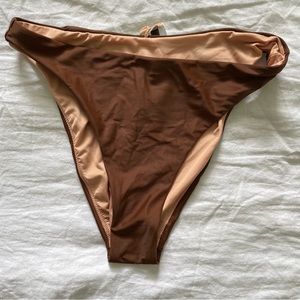 J Crew high rise cheeky bikini bottom